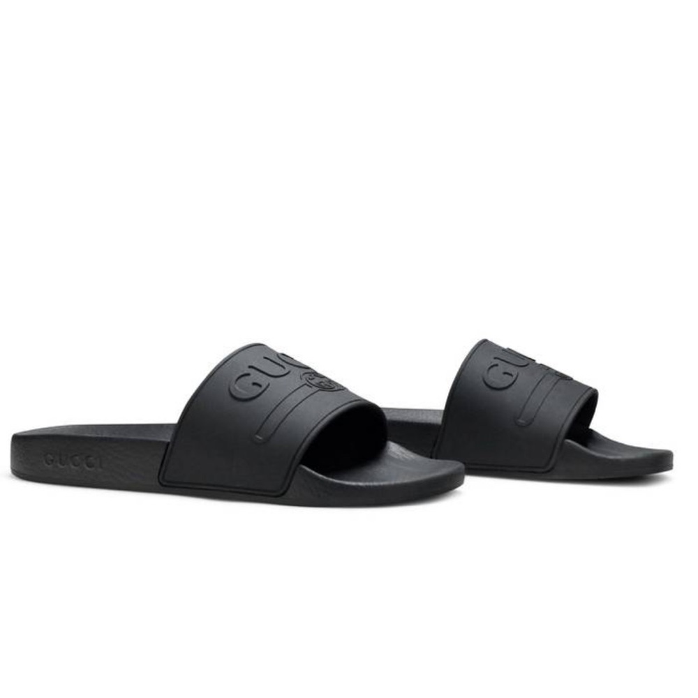 GUCCI LOGO RUBBER SLIDE